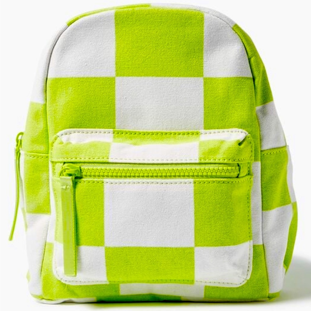 Canvas Neon Green Backpack